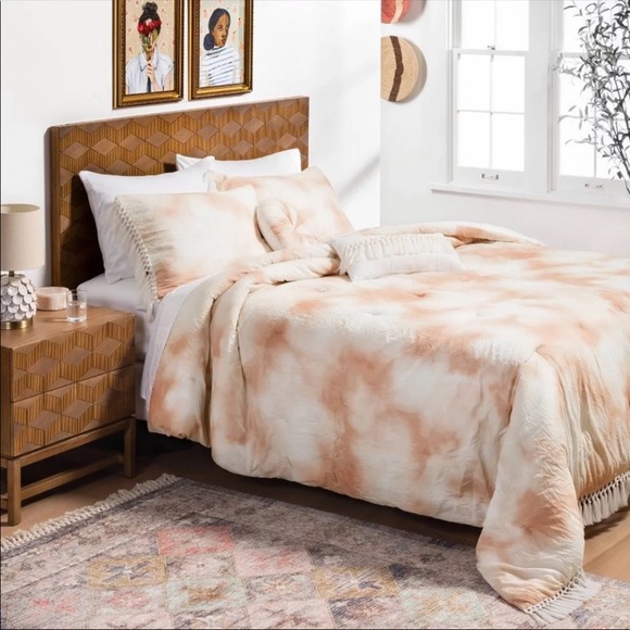 Opalhouse Bedding Opalhouse 4piece Tan A Tie Dye Comforter Settwin